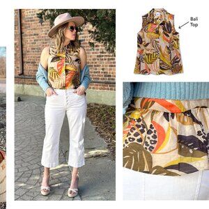 Cabi 6601 Bali Top Spring 2024 Medium EUC